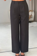 Jo Pleat Detail Tailored Trouser Black