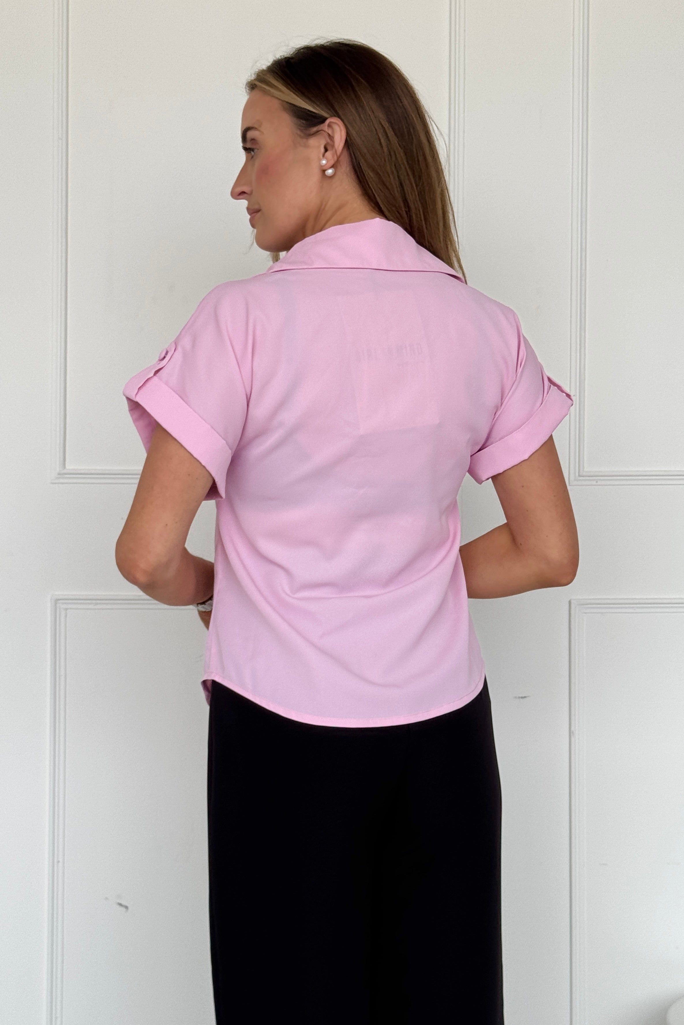Jane Short Sleeve Shirt Pink