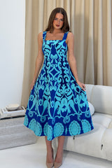 Juliette Midi Dress Blue