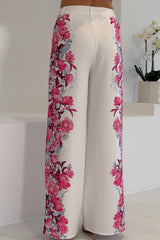 Flavia Printed Trouser Cream